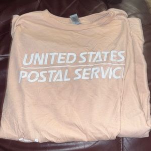 Postal service shirt.